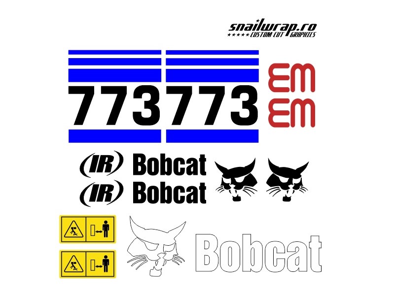Stickere autocolante Bobcat 773