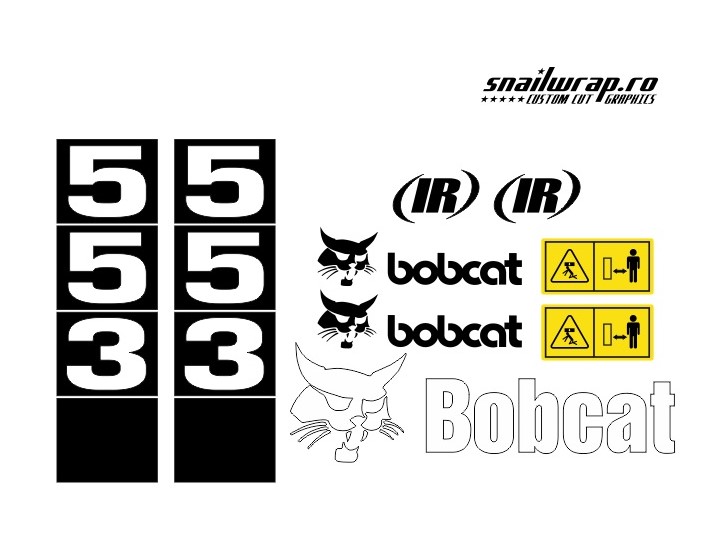 Stickere autocolante Bobcat 553