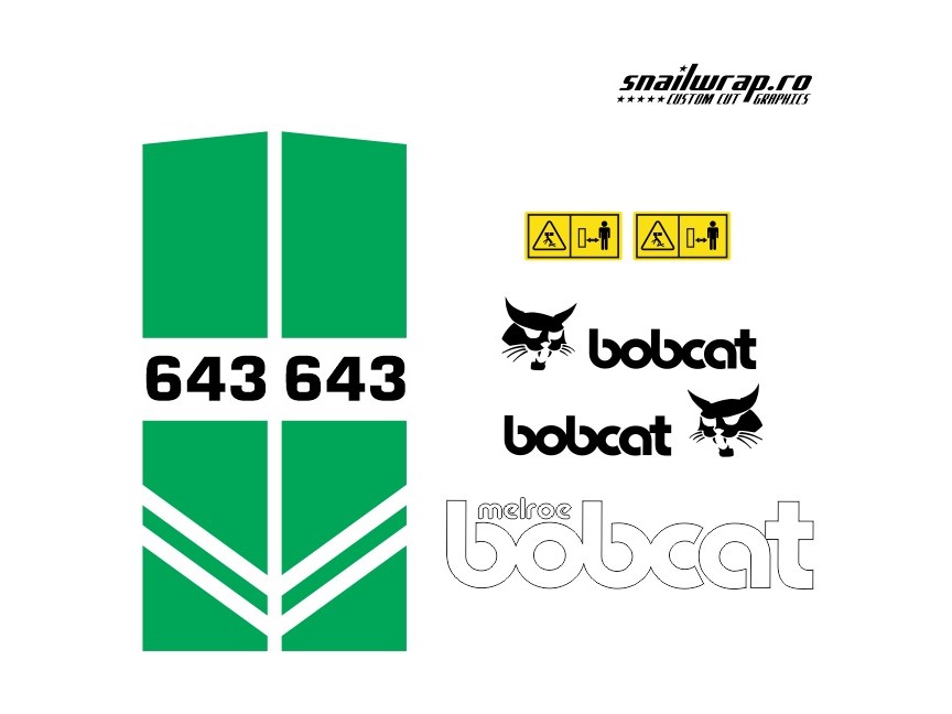 Stickere autocolante Bobcat 643