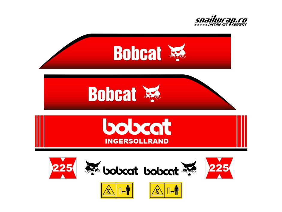 Stickere autocolante Bobcat x225
